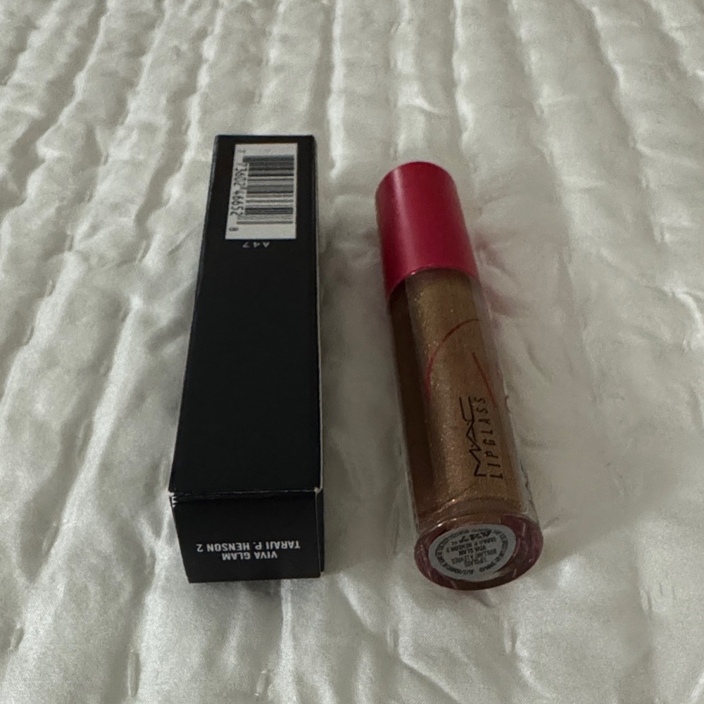 NIB MAC Lip Glass in Viva Glam Taraji P. Henson 2 (Gold / Bronze) - Picture 6 of 8